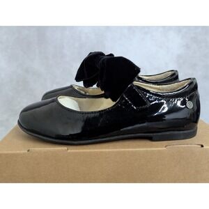 Naturino Sielle Girls' Black Patent Leather Ballerinas – US 11.5(#B13)
